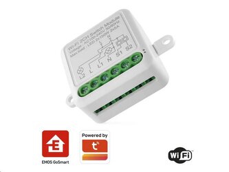 EMOS IP-2102SW /H5106/ GoSmart modul spínací, Wi-Fi, 2-kanálový