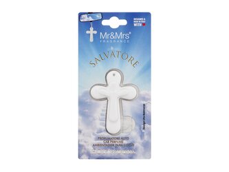 Mr&Mrs Fragrance Salvatore Vůně do auta Holy Woods 1 ks White