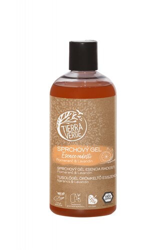Tierra Verde Sprchový gel Esence radosti - Pomeranč & lavandin 500 ml
