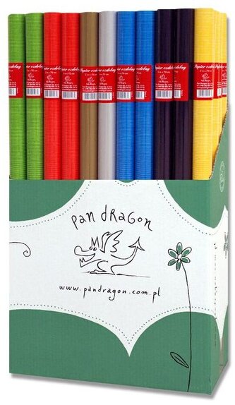 Papier pakowy jednokolorowy, Pan Dragon