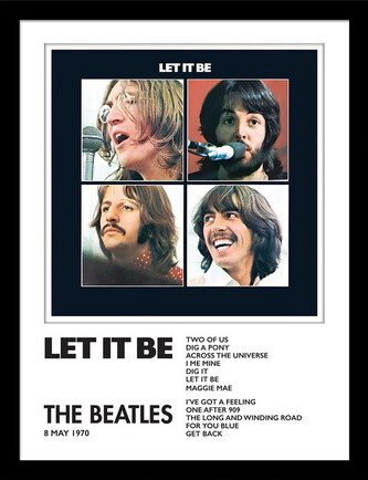 Obraz na zeď - The Beatles - Let It Be, 34.3 x 44.5 cm