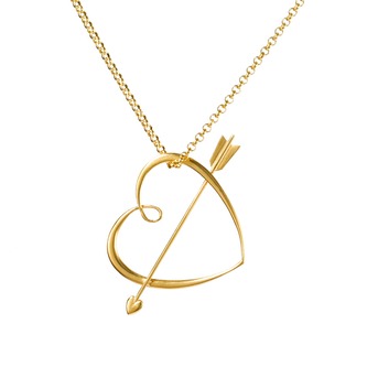 The Noble Collection Náhrdelník se srdcem, Ron Weasley - Levandule Brownová, Harry Potter