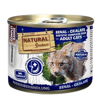 Natural Greatness RENAL OXALATE veterinární dieta, konzerva pro kočky 200g