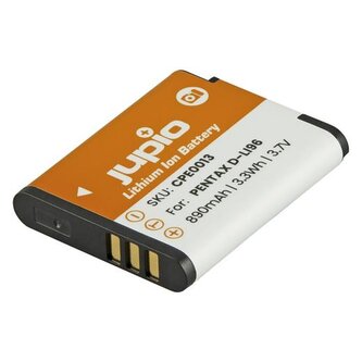 Baterie Jupio D-Li96 890mAh pro Pentax