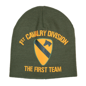 Čepice zimní Fostex Beanie 1st Cavalry Division - olivová