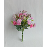 Karafiát mini svazek růžový  H378 růžový