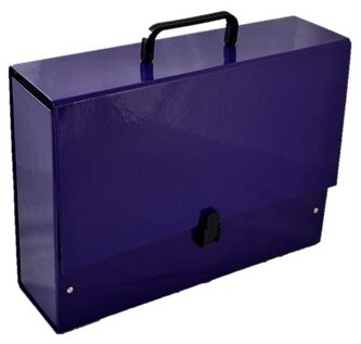 Teczka rączką B4 Jumbo 10 cm pastel. c. nieb., Penmate