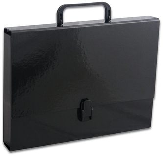 Teczka z rączką A4 czarna pastelowa, Tadeo