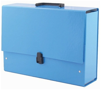 Teczka rączką B4 Jumbo 10 cm pastel. nieb., Penmate