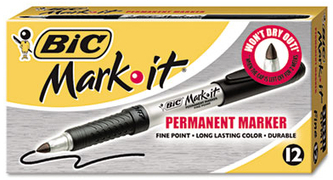 Marker do płyt CD-DVD czarny Grip, BiC