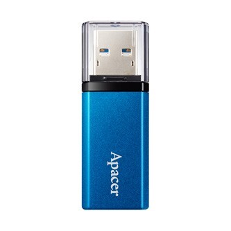 Apacer USB flash disk, USB USB 3.2 Gen1, 64GB, AH25C, modrý, AP64GAH25CU-1, USB A, s krytem