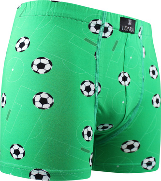 Lonka® boxerky Kevin IMAGE fotbal zelená XL 1 ks