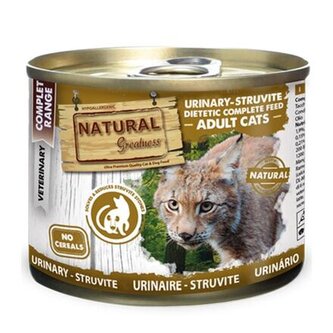 Natural Greatness URINARY-STRUVIT veterinární dieta, konzerva pro kočky 200g