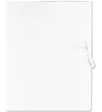 Teczka wiązana A4 biała (10szt) GRAND