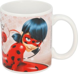 STOR Hrneček keramický 325 ml Kouzelná Beruška a Černý Kocour