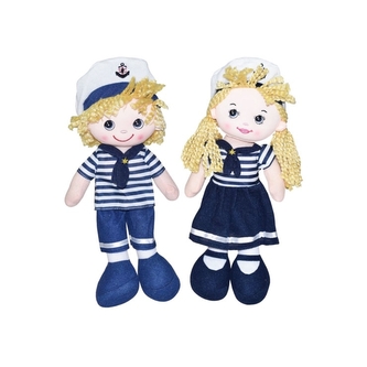 Textilní panenka námořník