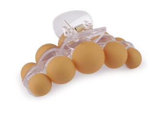 Skřipec do vlasů - 1 ks - 3 béžová