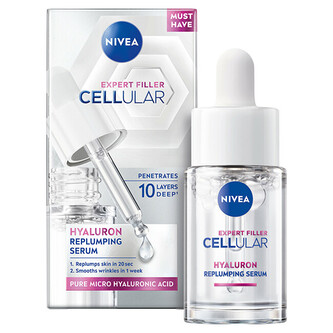 Nivea Hydratační sérum proti vráskám Cellular Expert Filler Hyaluron 15 ml woman