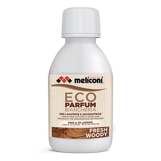 Konentrát do pračky Meliconi, 621031, ECO parem fresh woody, koncentrovaný, do praček a sušiček, 250 ml, Made in Italy