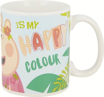 STOR Hrneček keramický 325 ml Prasátko Peppa Flamingo