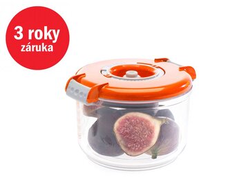 STATUS Tritan vákuová kulatá dóza 0,75l 177622, oranžová