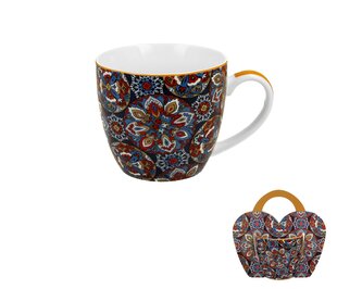 Kubek 460 ml w "koszyczku" RANAK BLUE