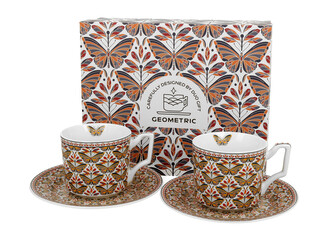 2 filiżanki espresso ze spodkami PAPILIO