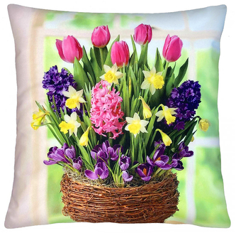 Dekorační polštář SPRING FLOWERS III. 40x40 cm  Mybesthome