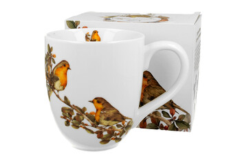 Kubek XXL Ptasi Świat RUDZIKI