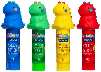 Klej w sztyfcie 8 g PVP Dinozaury Colorino, Patio