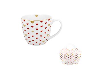 Kubek 460 ml w "koszyczku" SERCA 3