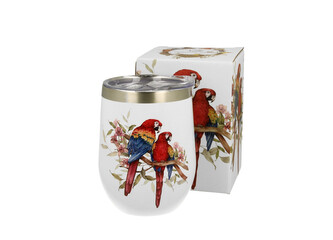 Kubek termiczny Ptasi Świat PAPUGI ARA SZKARŁATNE