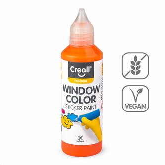 Creall barva na sklo Window color, 80 ml, oranžová