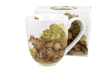 Kubek XXL Świat Zwierząt WILKI