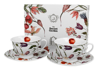 2 filiżanki royal ze spodkami FLOWER MEADOW