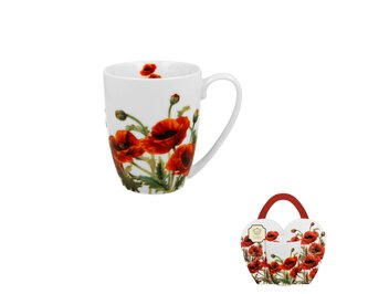 Kubek classic w koszyczku CLASSIC POPPIES