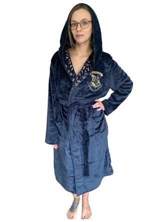 Župan dámský, tmavě modrý, Harry Potter Velikost: L