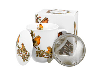 Kubek z zaparzaczem Ptasi Świat RUDZIKI