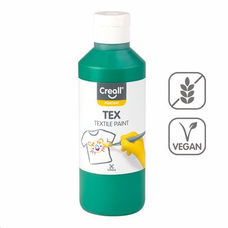 Creall textilní barva TEX, 250 ml, zelená