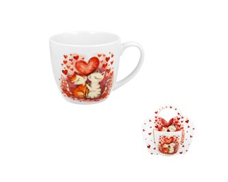 Kubek 460 ml w "koszyczku" KOTY