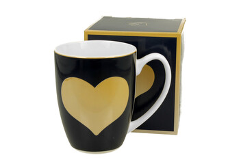 Kubek classic Granatowy WIELKIE SERCE