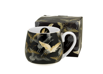 Kubek baryłka ŻURAWIE NOCĄ