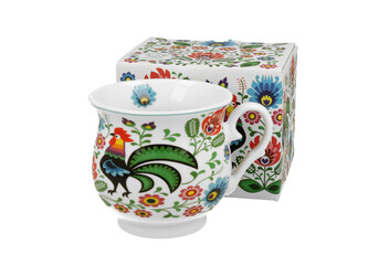 Kubek retro KOGUTY FOLK