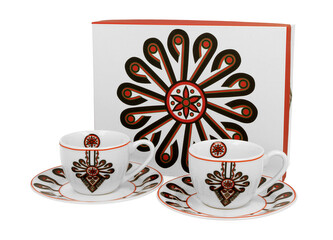 2 filiżanki espresso ze spodkami PARZENICA