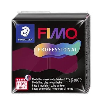 Modelovací hmota FIMO "Professional", bordeaux, 57 g, FIMO 8040-23