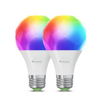 Nanoleaf Matter Wi-Fi A19 Smart E27 Bulb 2PK