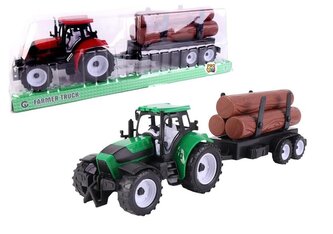 Traktor z przyczepą kłonicową mix Traktor z przyczepą kłonicową mix