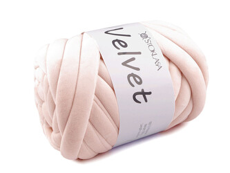 Příze Marshmallow silná Velvet 500 g - 1 ks - 1 smetanová