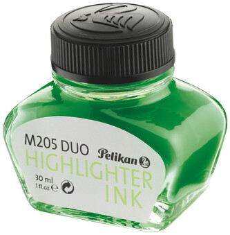 Atrament fluoro. zielony 30ml, Pelikan
