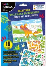 Kreatywna wyklejanka po numerach, Dinozaury, Kidea, Derform
